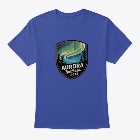 Aurora  Deep Royal T-Shirt Front
