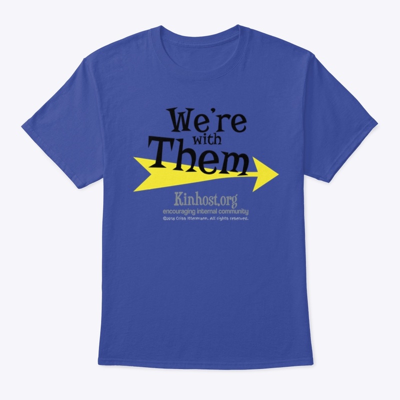 We're with Them DID Couples tee