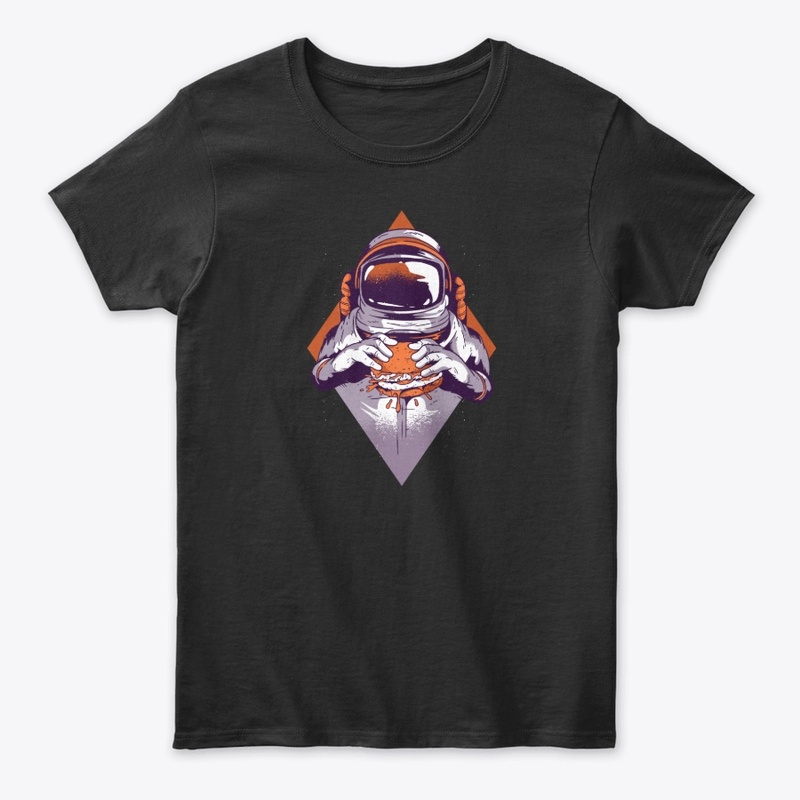 Astronaut Eat - Coolest Graphic Tees
