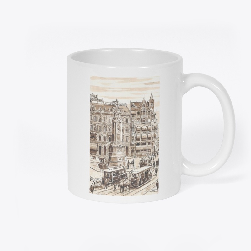 Dam-Paardentram-1906-Amsterdam