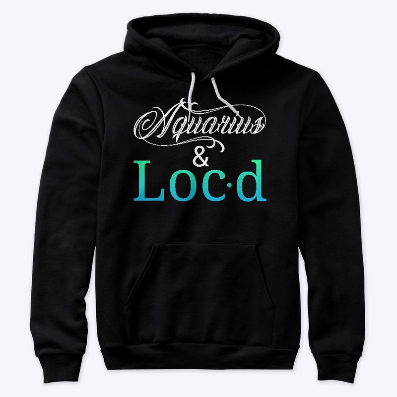 Aquarius & loc'd zodiac tee shirt