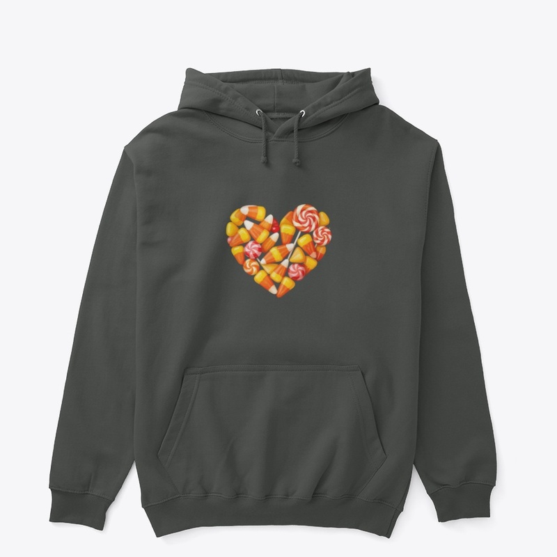 Sweet Candy Corn Heart