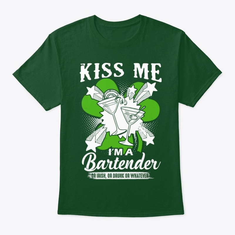 Kiss me I'm a bartender