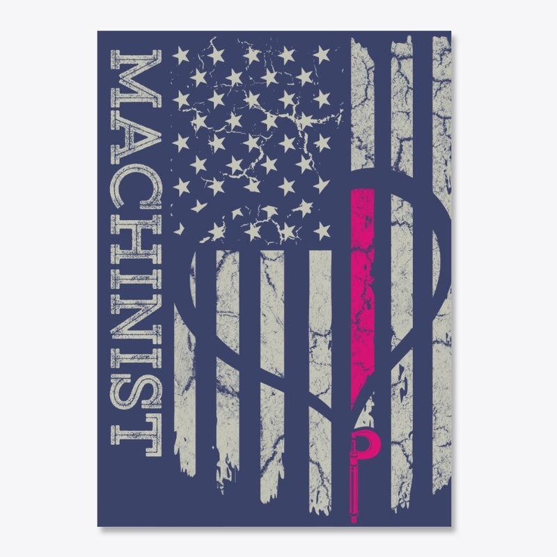 US Flag Machinist Blanket