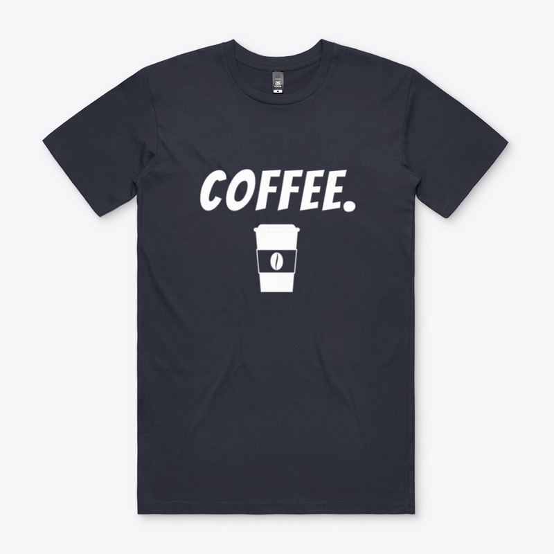 Coffee Shirt Minimalist Design