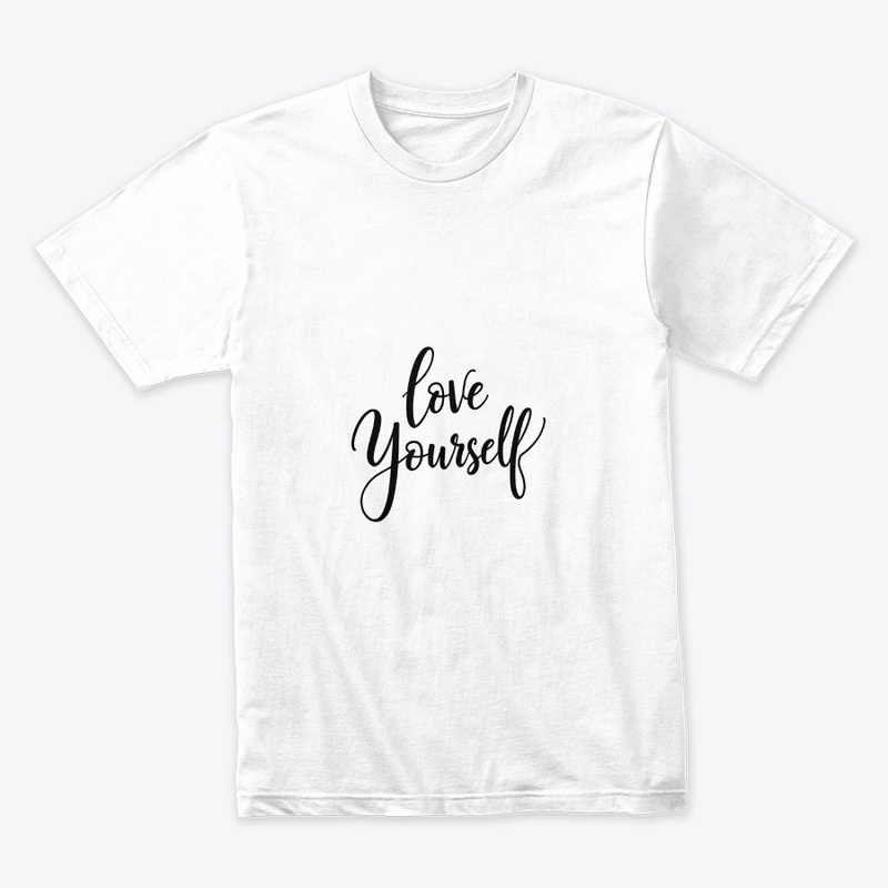 “Love Yourself” Handwritten Elegance Tee