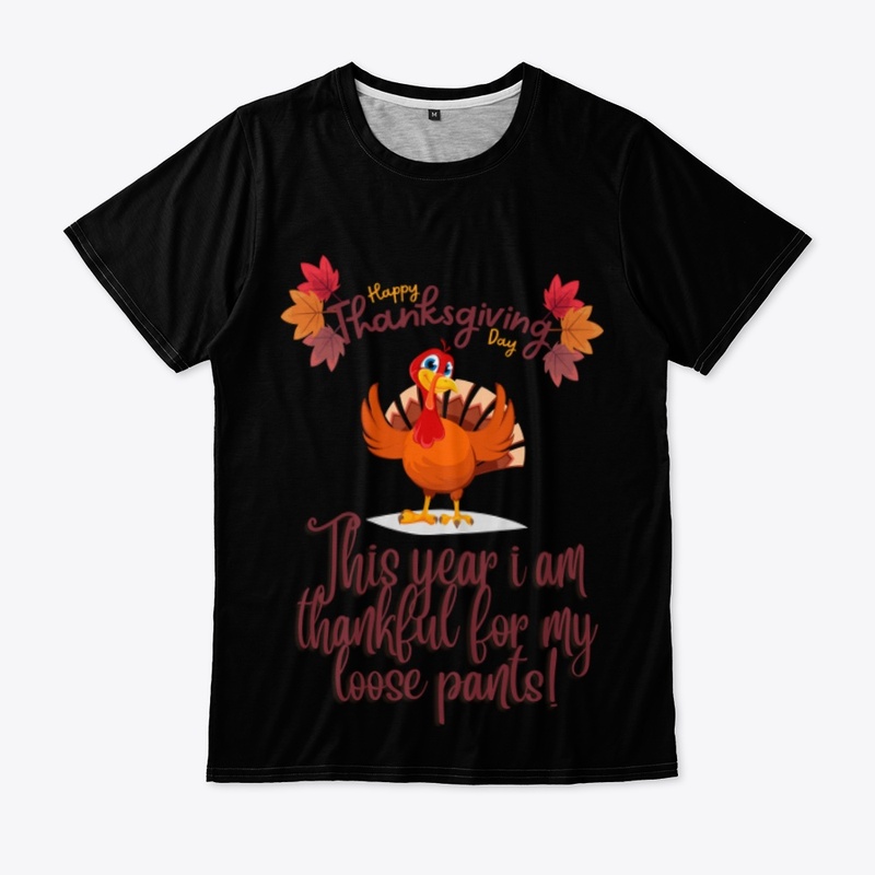 Funny thanksgiving - thankful loose pant