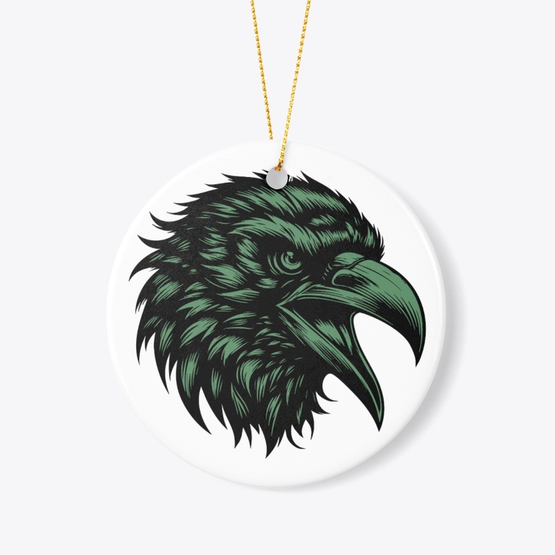 Intense Angry Crow Design
