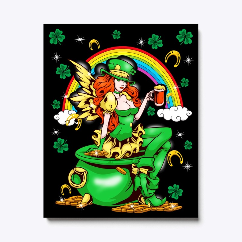 Irish Fairy Girl St Patricks Day