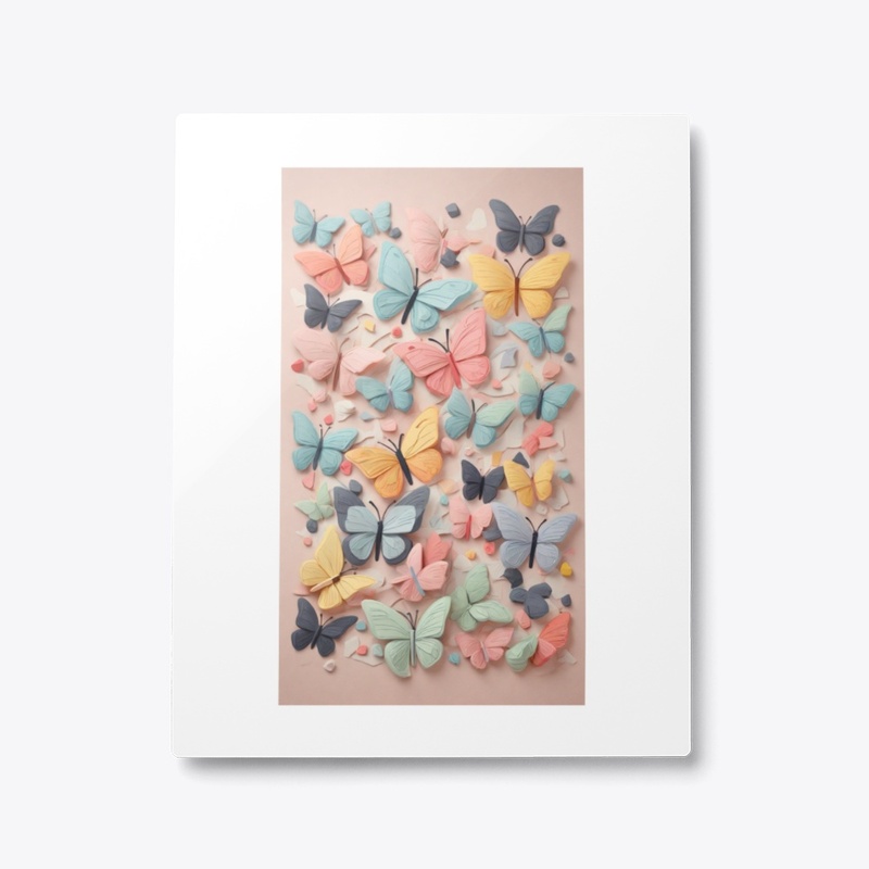 Fluttering Whimsy: Cartoon Butterfly