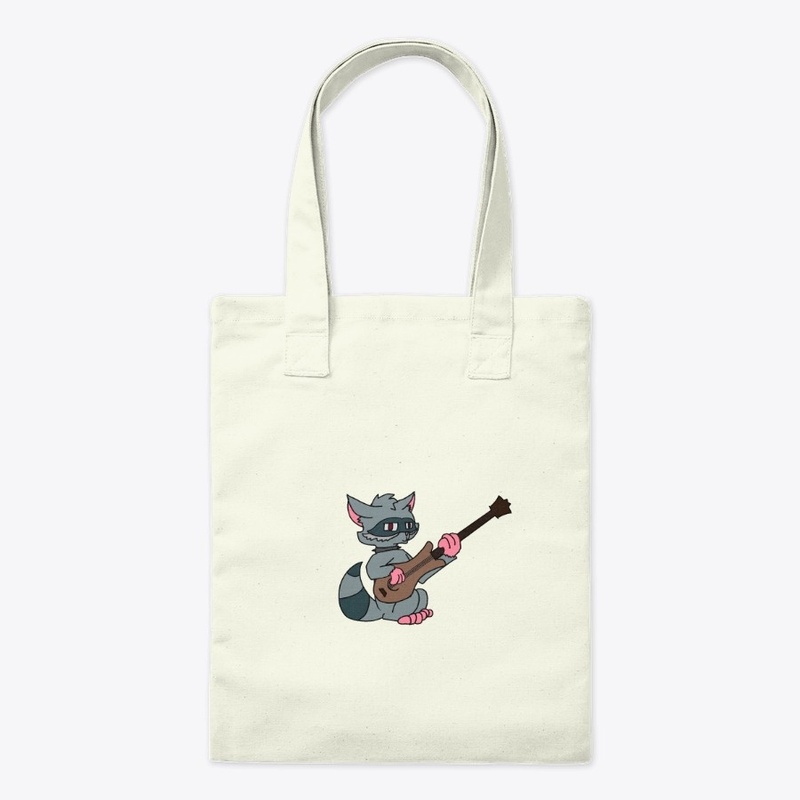 Raccoon With Guitar