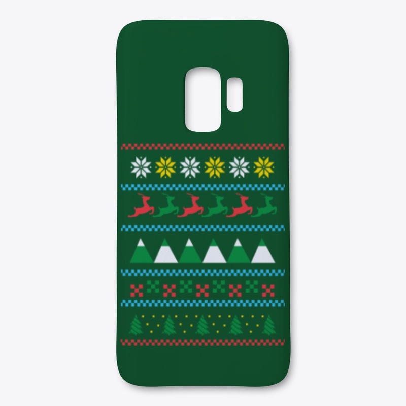 Reindeer Christmas Pattern Ugly Sweater