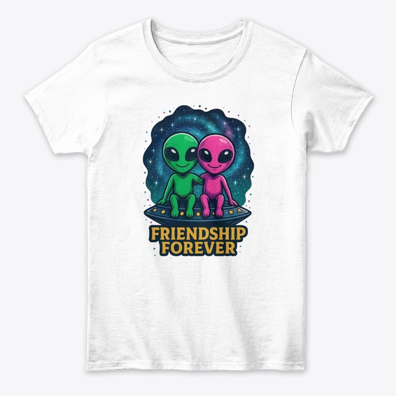 Friendship Forever – Alien Buddies Print