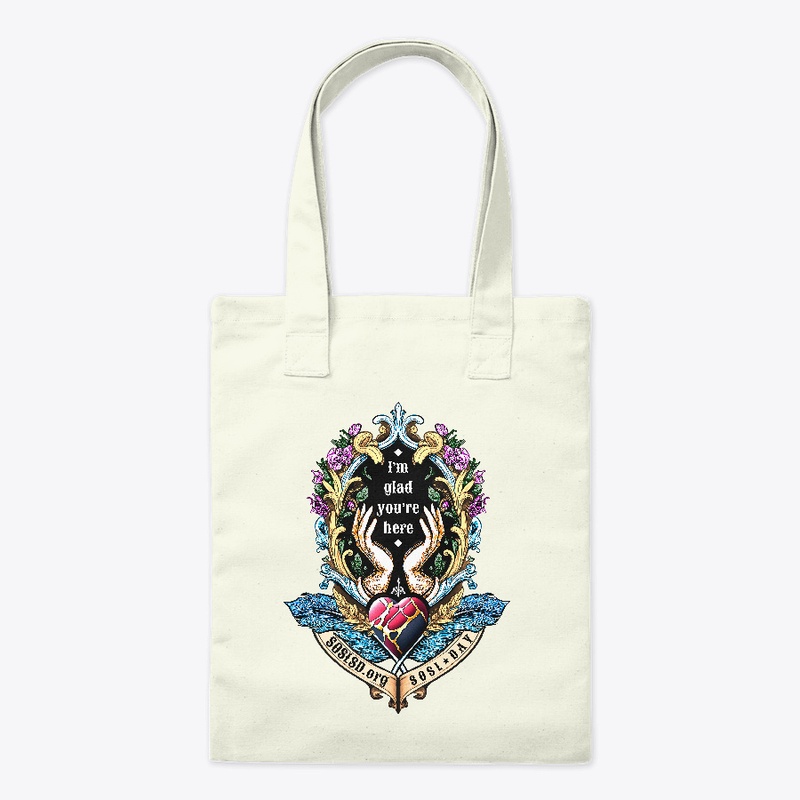 SOSL day esoterica natural cotton tote