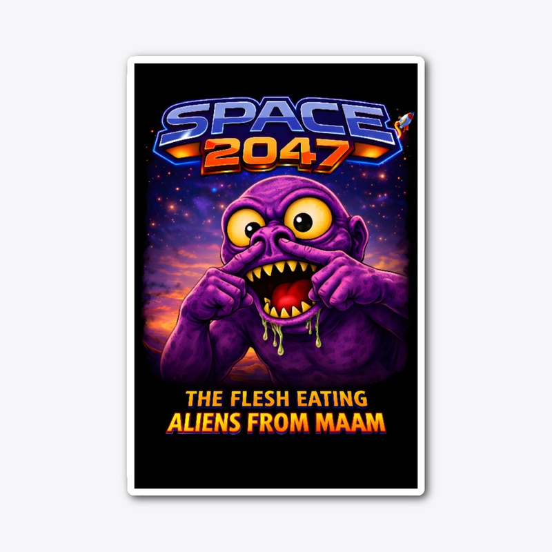 Flesh eating alien from Maam