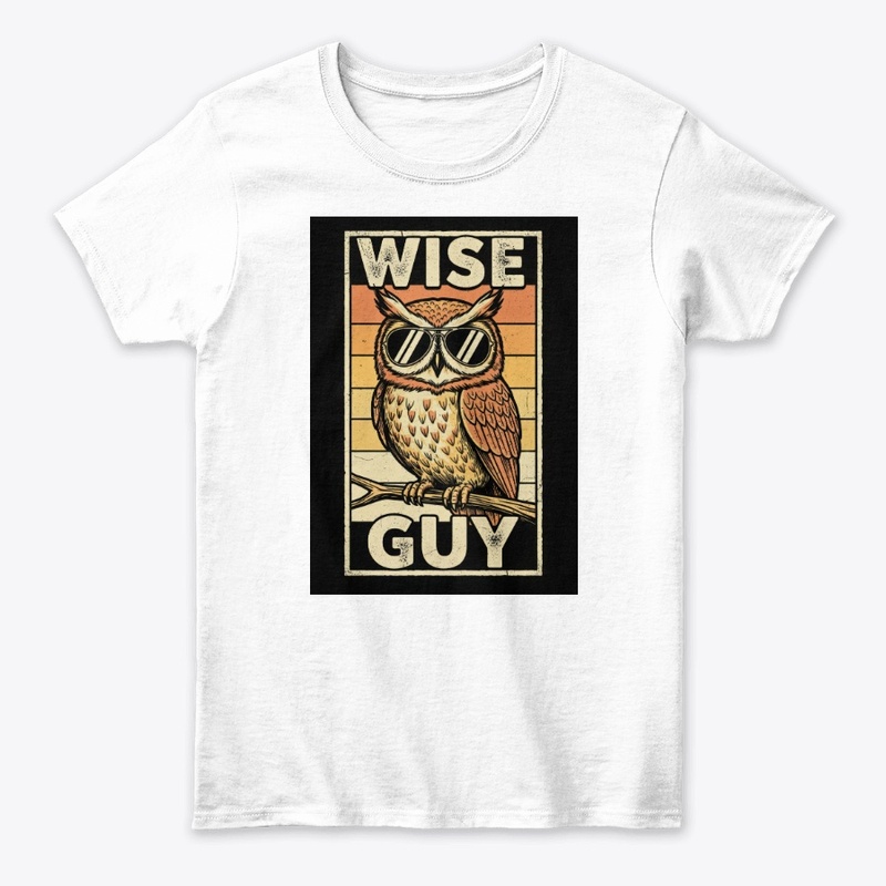 Wise Guy Retro Owl Tee