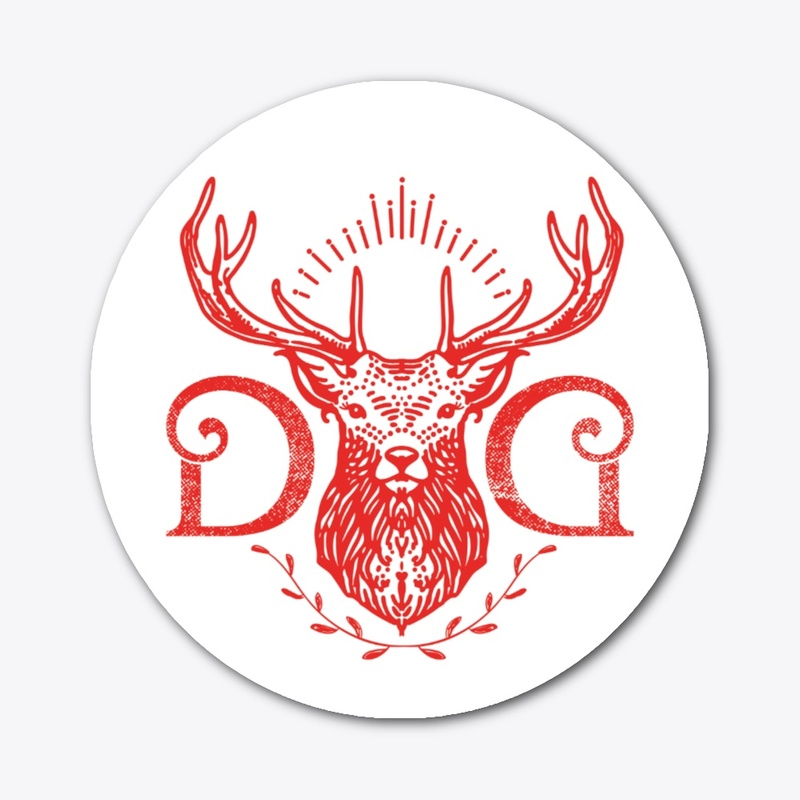 Our Deerly Departed Circular Sticker