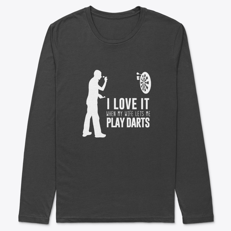Wife lets me play darts