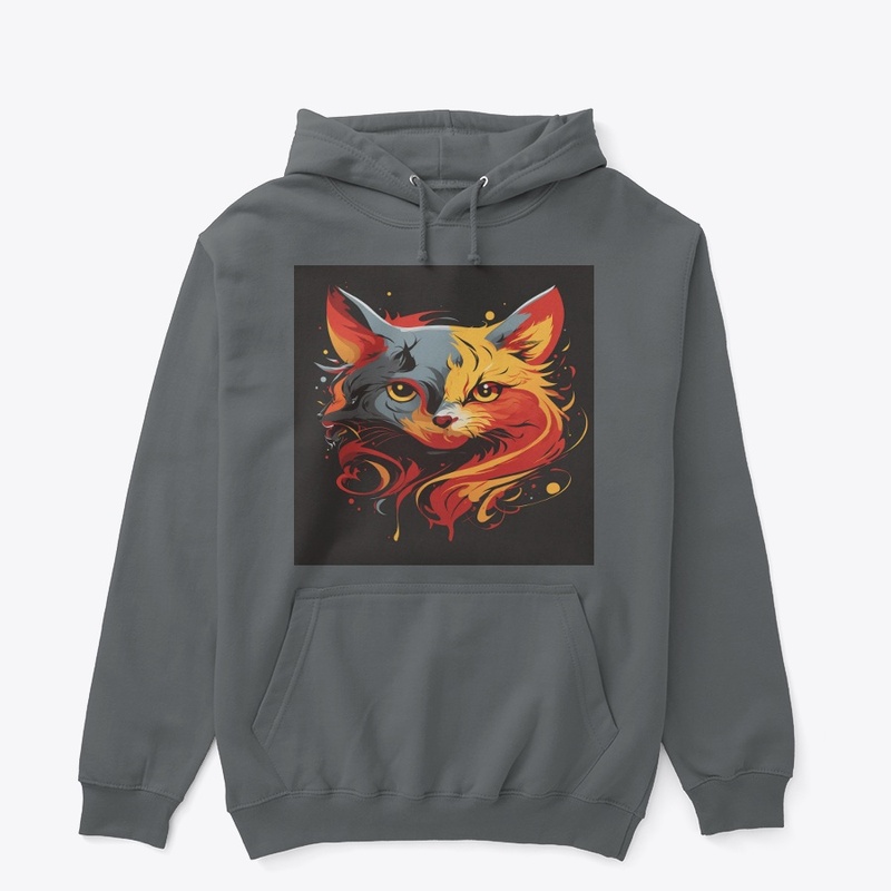 Whimsical Cat: Embrace Minimalist Magic!