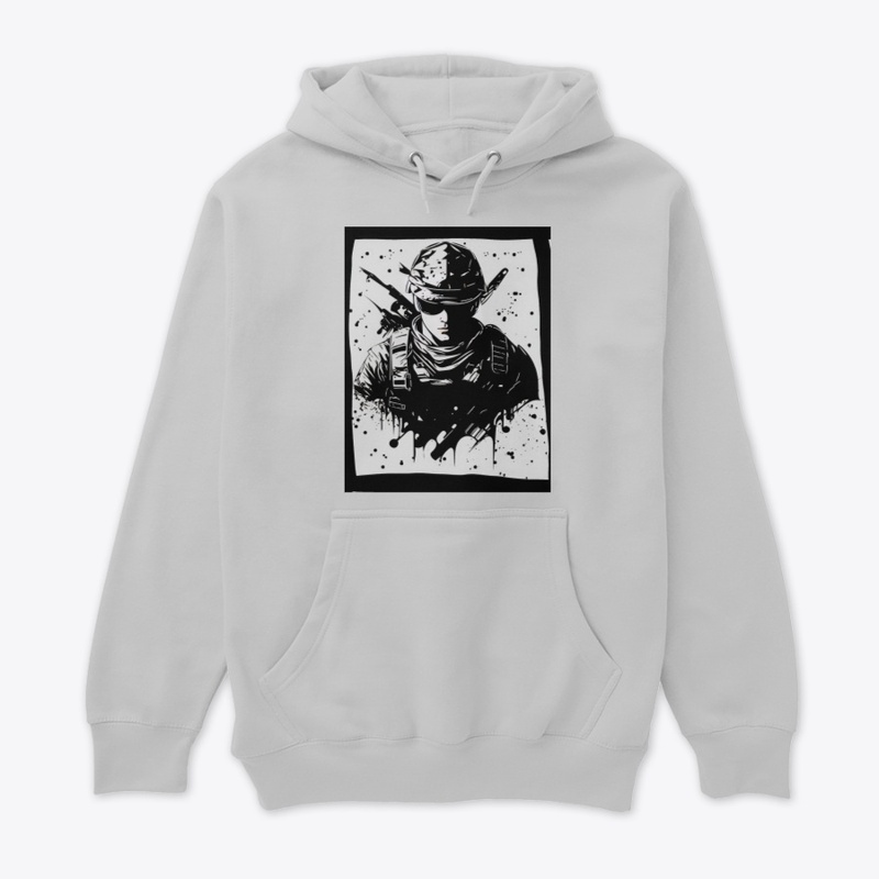 Soldier premium pullover hoodie