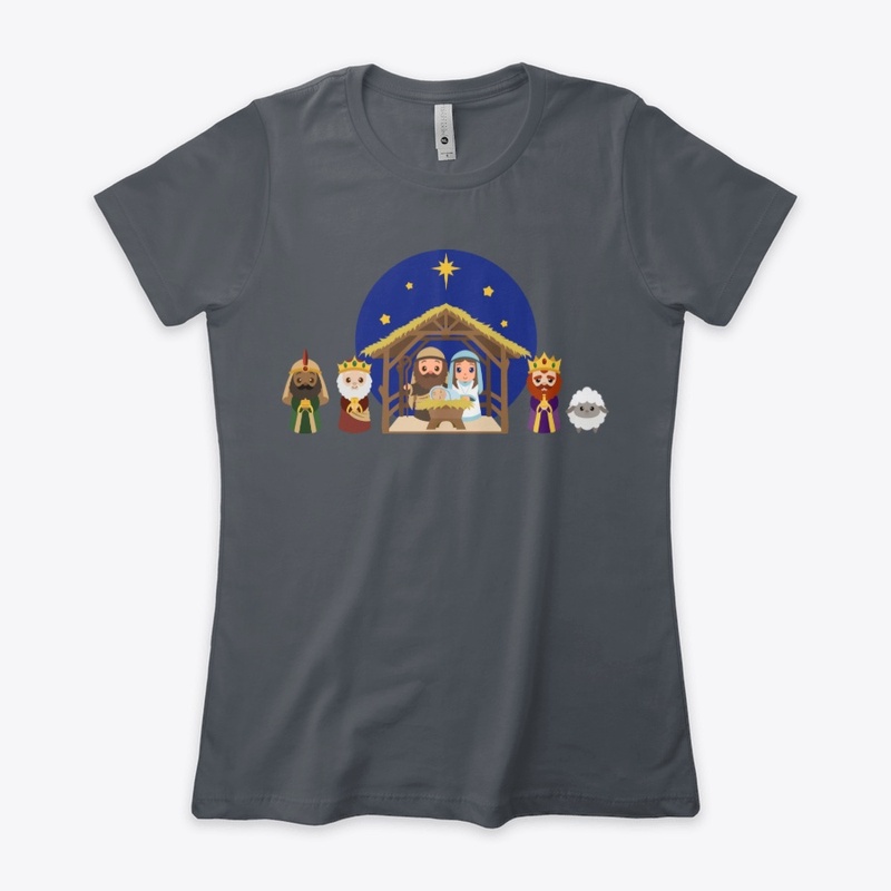 Nativity Manger Cartoon Christmas