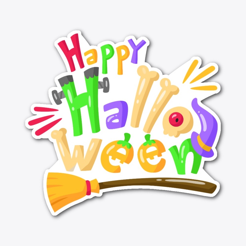 Funny happy halloween  design