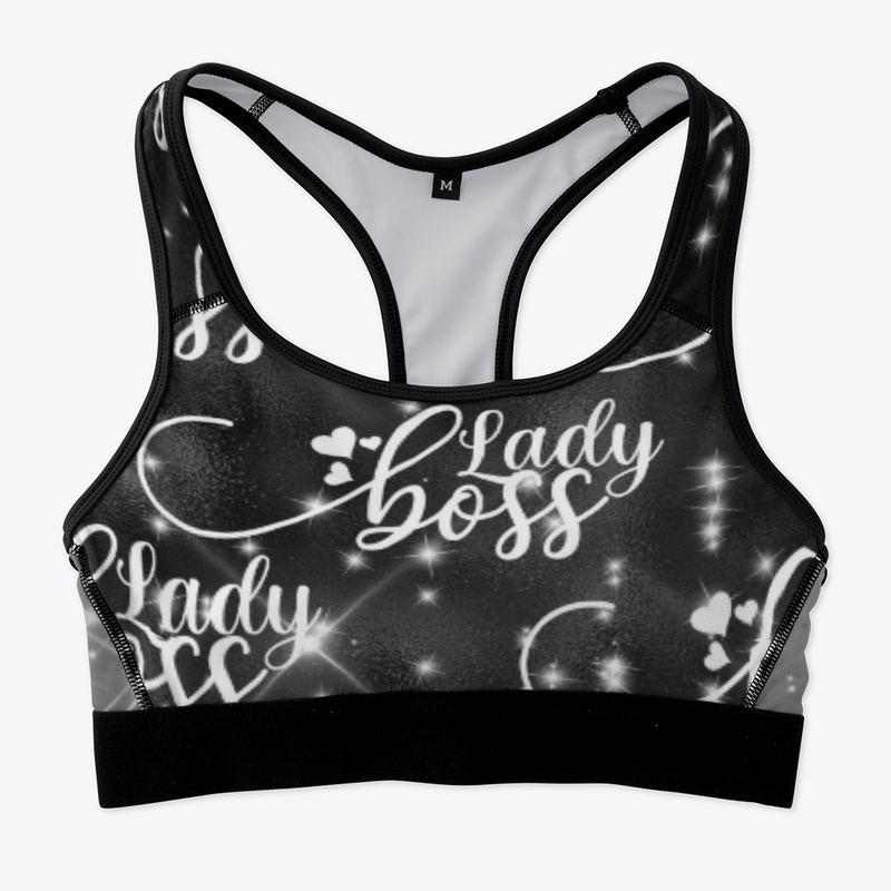 Sparkly Black and White Lady Boss 