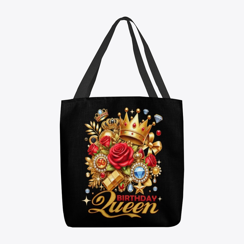 Vintage Crown Birthday Queen