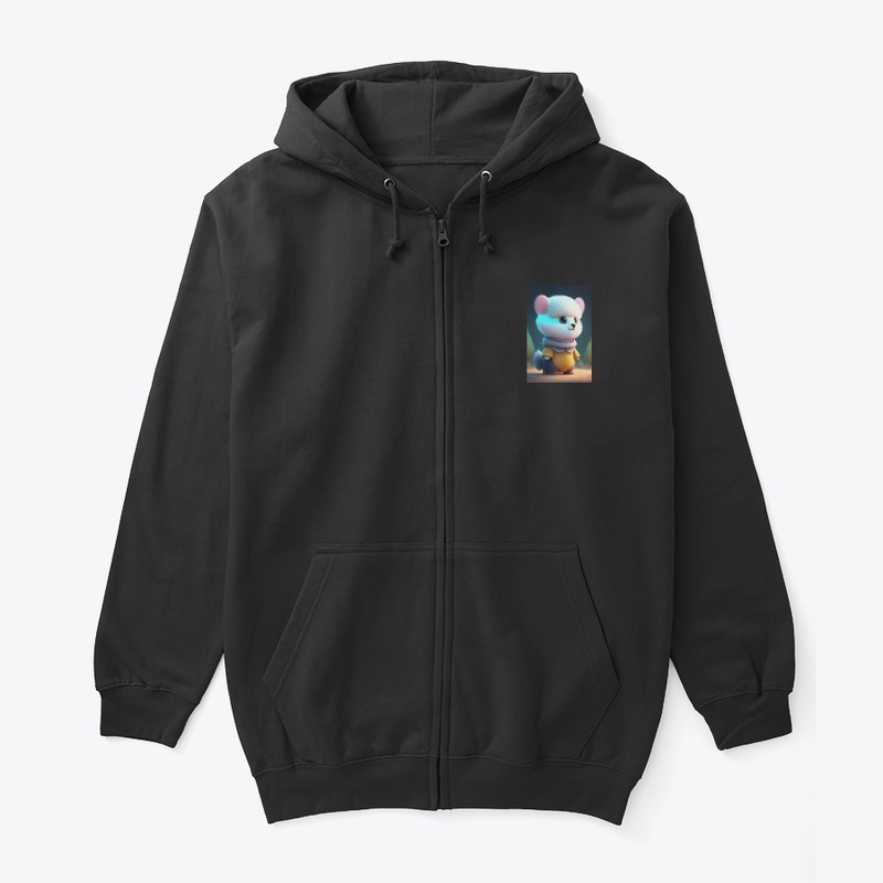 cute teddy printed t shirt and hoodies