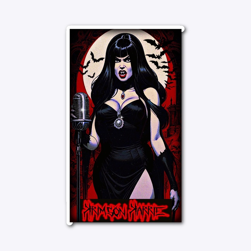 Vampire Songstress Sticker 