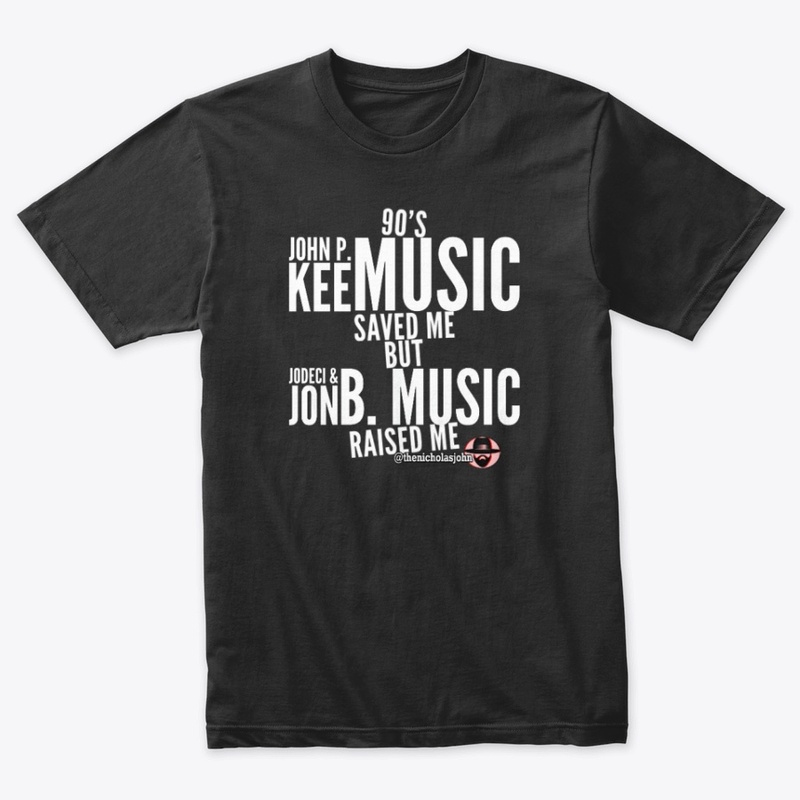 90s John P Kee - Jodeci Music White Tee 