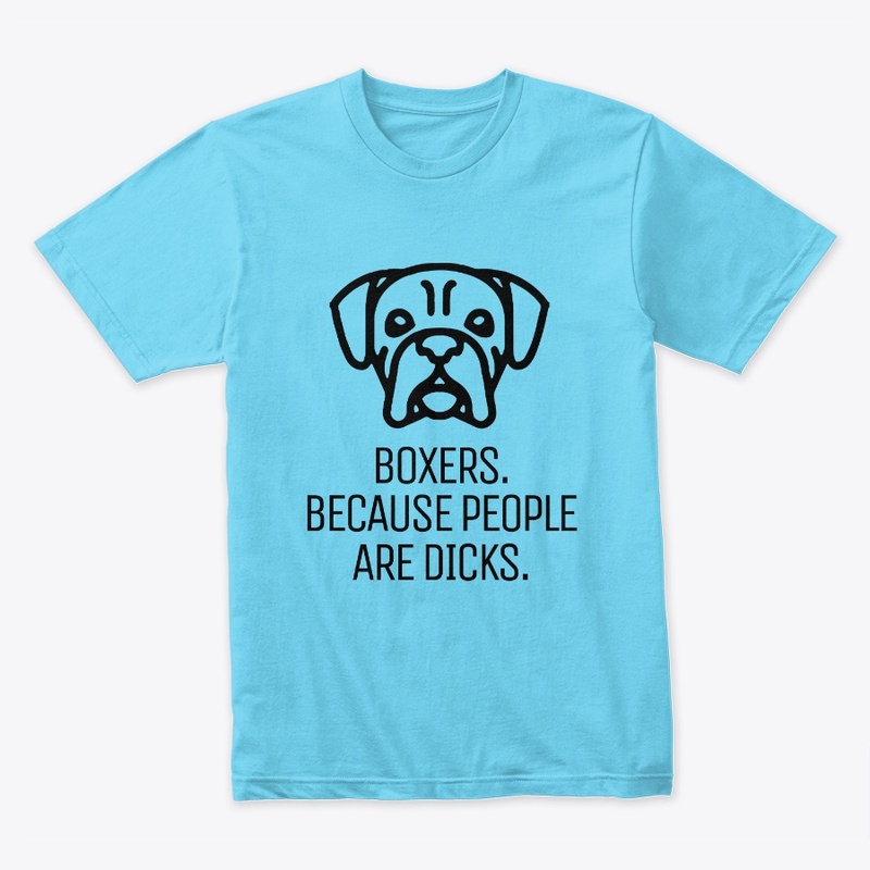 Funny boxer dog mug