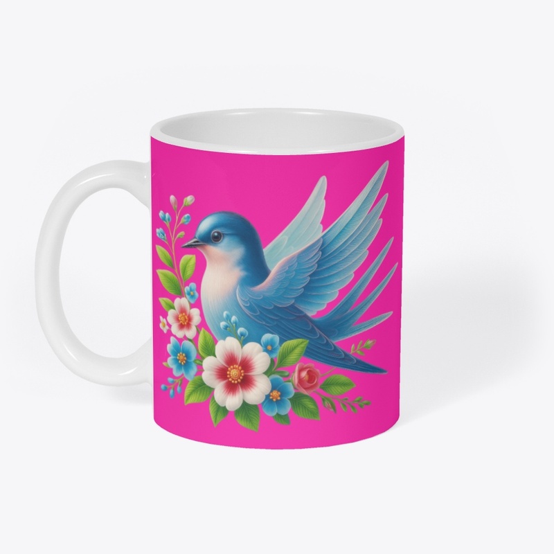 Swallowbird Garden Mug