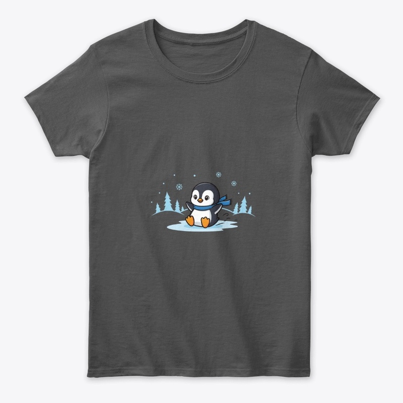 Cozy Winter Penguin T-Shirt