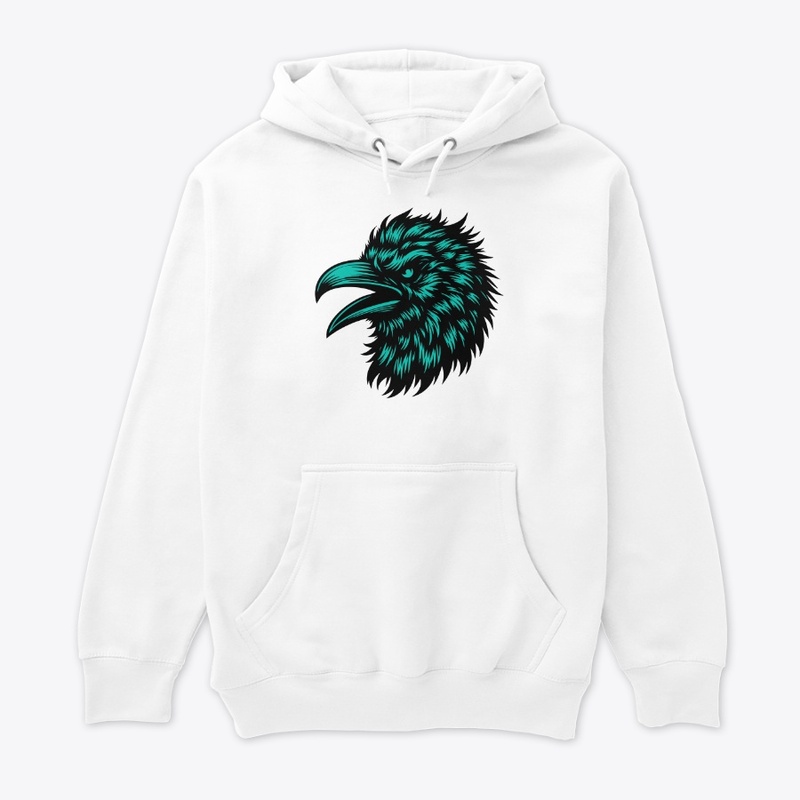 Majestic Crow Head Graphic