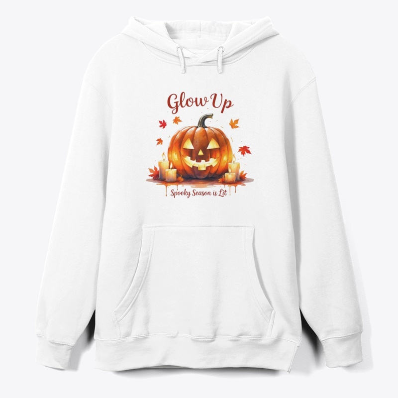Glow Up – Cozy Carved Pumpkin T-Shirt