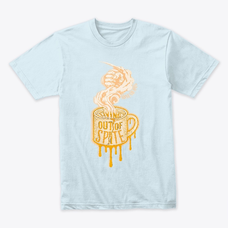 Spite Steam tee in pastel sunshine