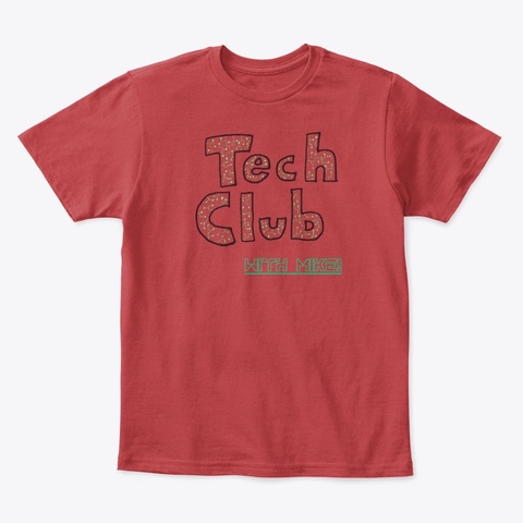 Tech Club (With Mike! Variant) New Red  T-Shirt Front