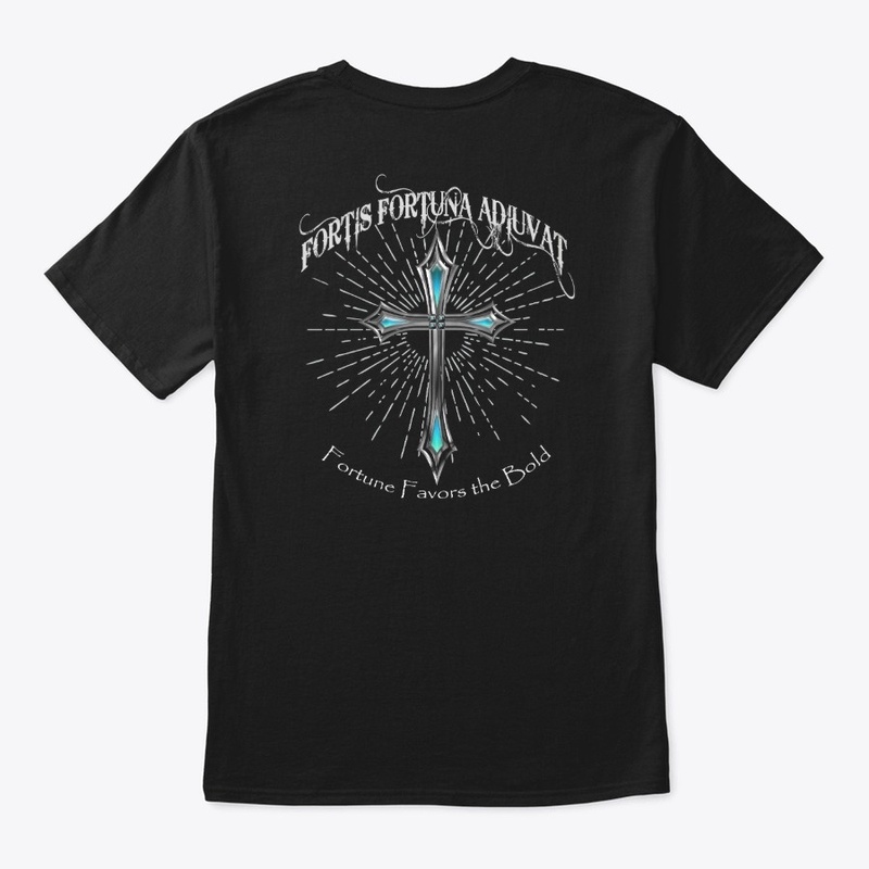 Fortis Fortuna Adiuvat - Metal Cross