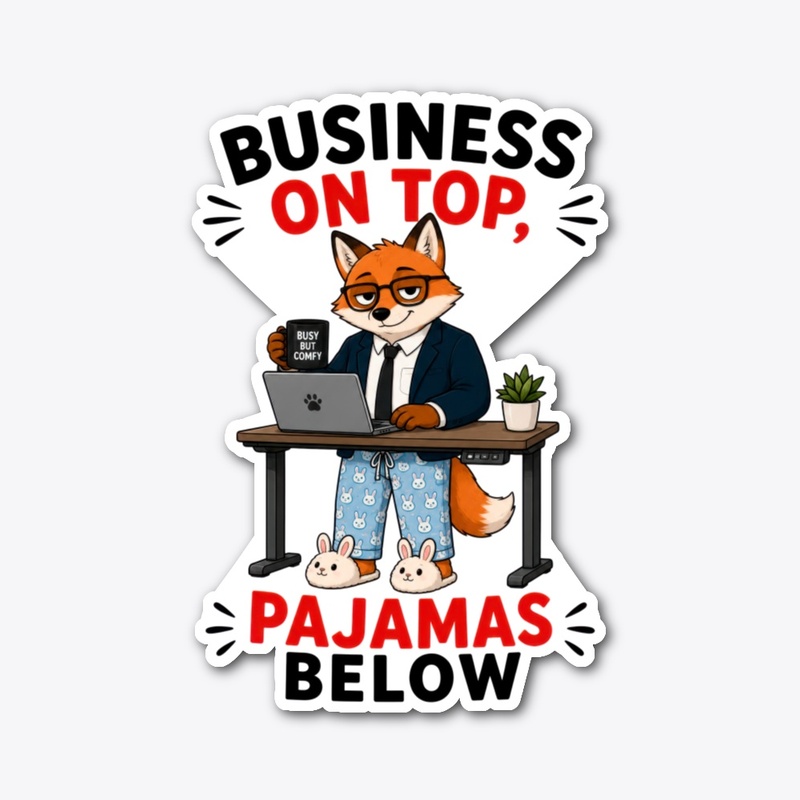 Business On Top Pajamas Below