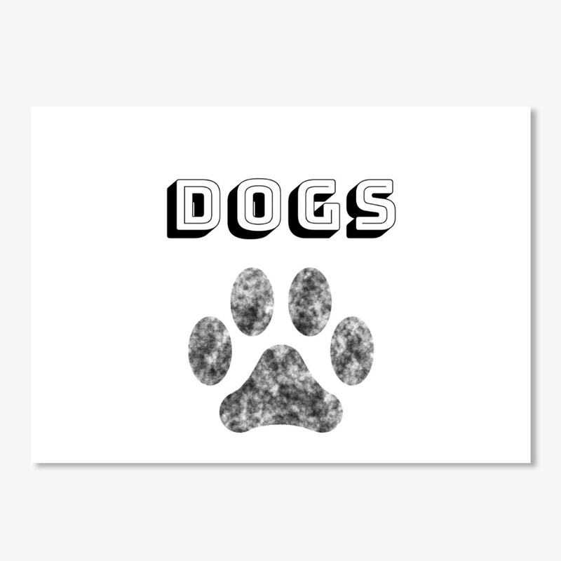 DOGS with Gray Paw
