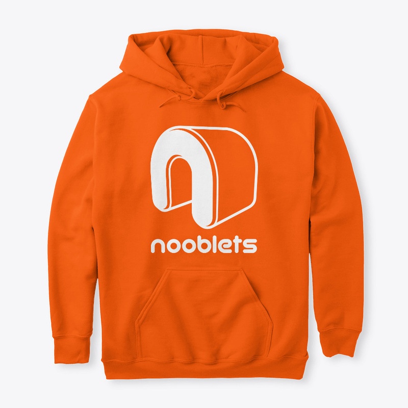 Nooblets Hoodies N Front and Word Back