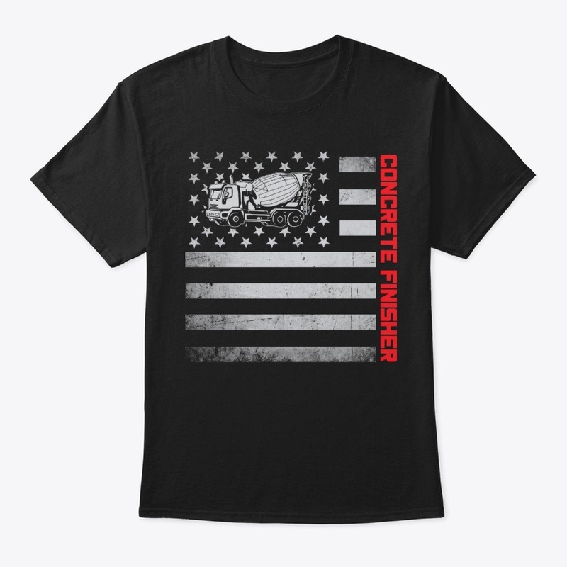 Concrete Finisher US Flag Mask