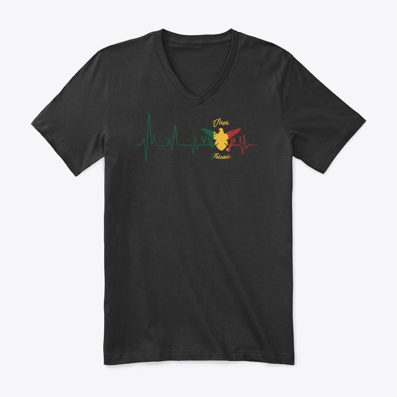 VIRGIN ISLANDS HEART BEAT TEE