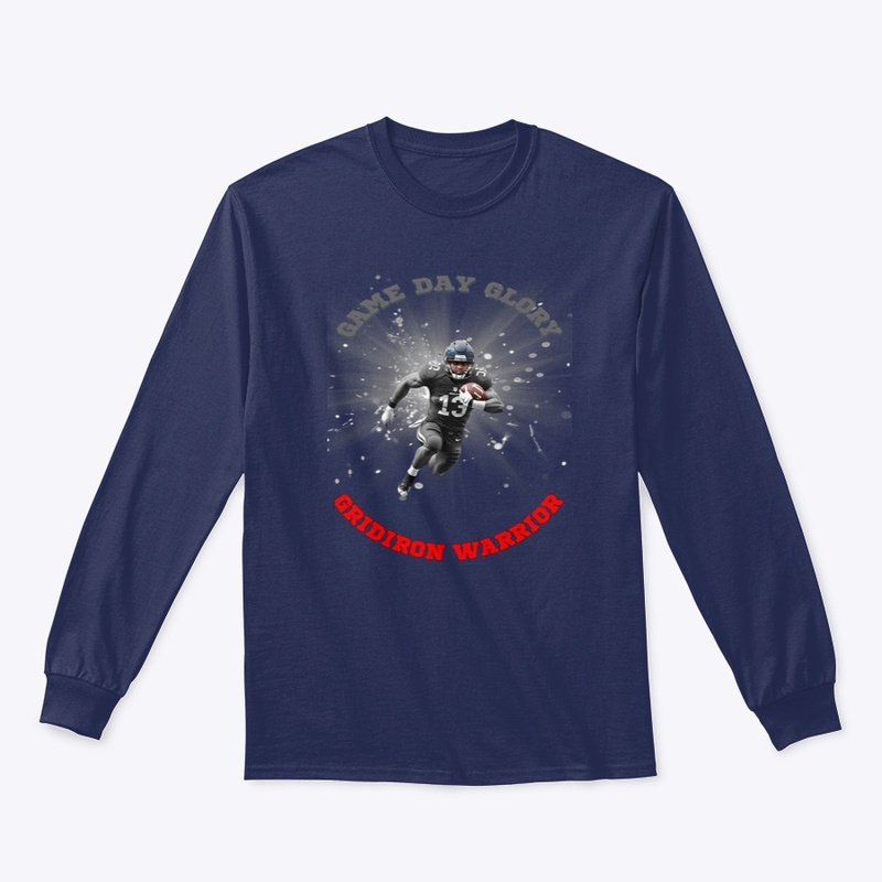 GRIDIRON WARRIOR Red & Gray print 