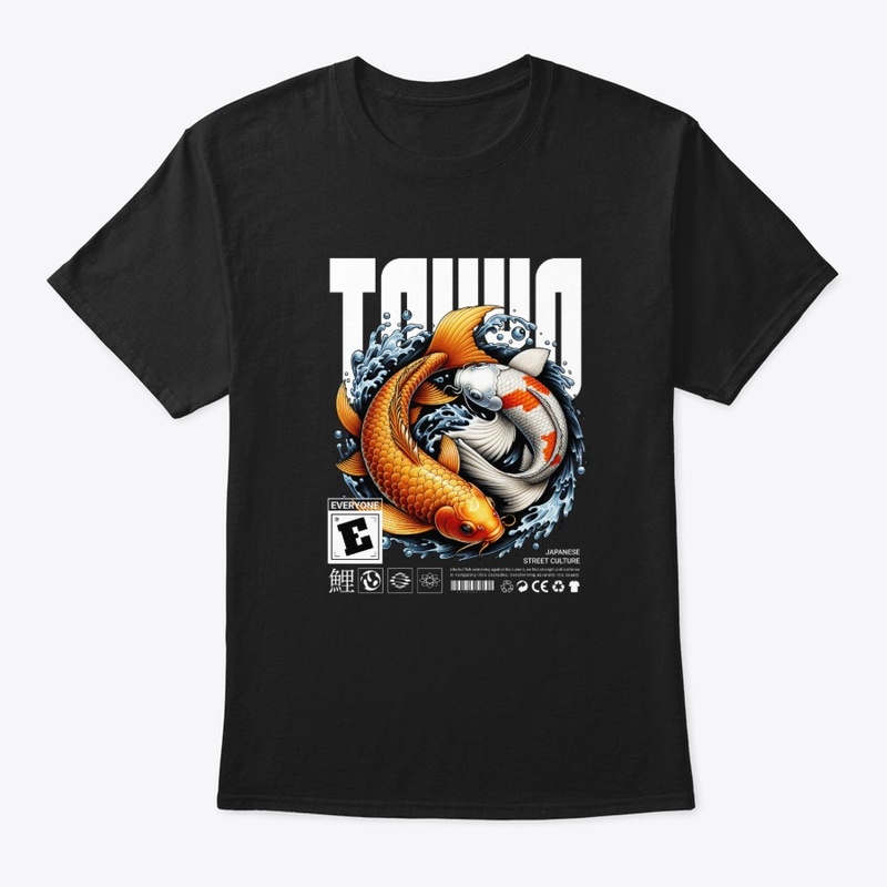 Koi Fish Tokyo Japan Graphic Merch