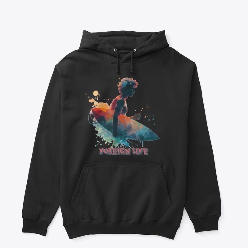 Foreign Life Spray Painted Surfer