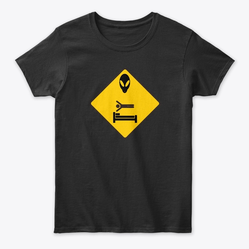 Alien Abduction Zone - Road Sign
