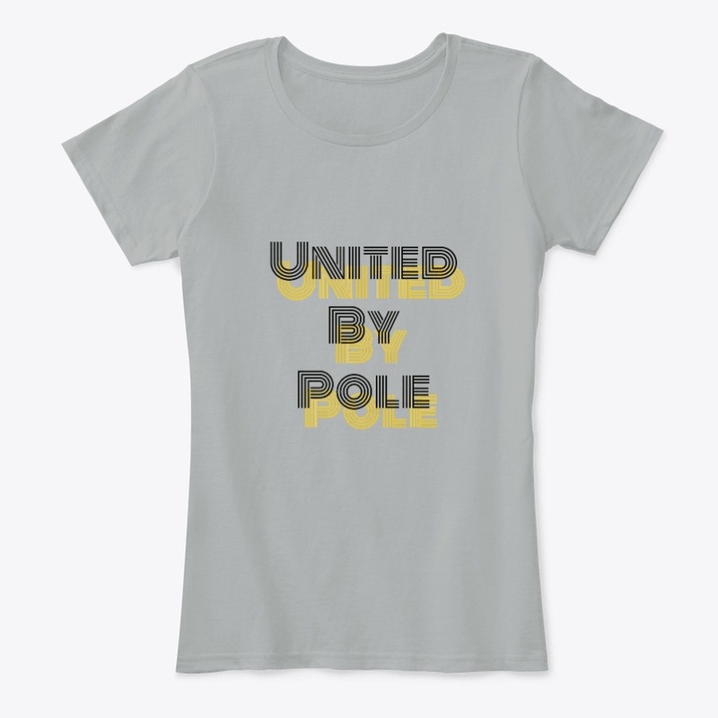 United By Pole Shadow Text