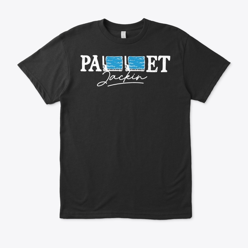 Classic Pallet Jackin Logo In White
